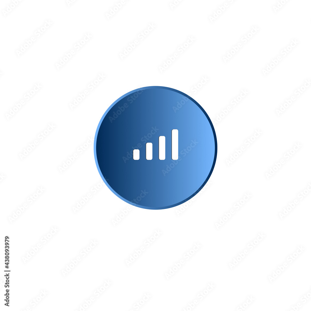 Signal bar icon. Status bar symbol. Vector Illustration for mobile concept and web design. Signal bar icon. Status bar symbol. Vector Illustration for mobile concept and web design.
