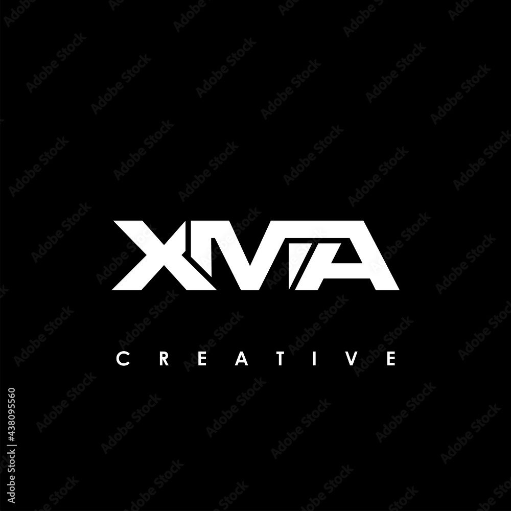 XMA Letter Initial Logo Design Template Vector Illustration