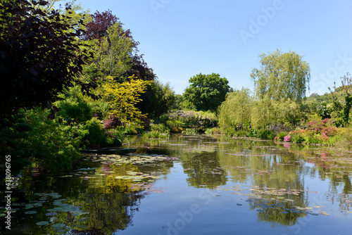 Bassin, Les jardins de Claude Monet, Giverny, Eure, 27, Normandie