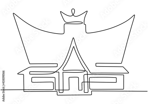Continuous one line of trad...