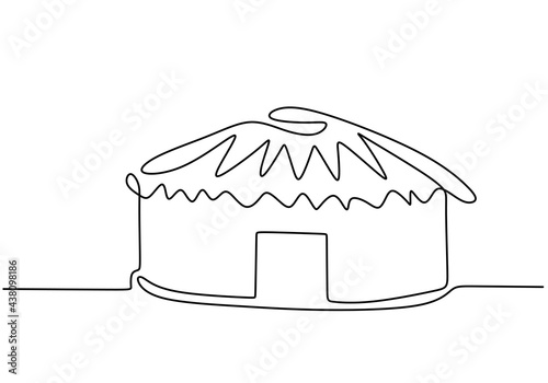 Continuous one line of trad...