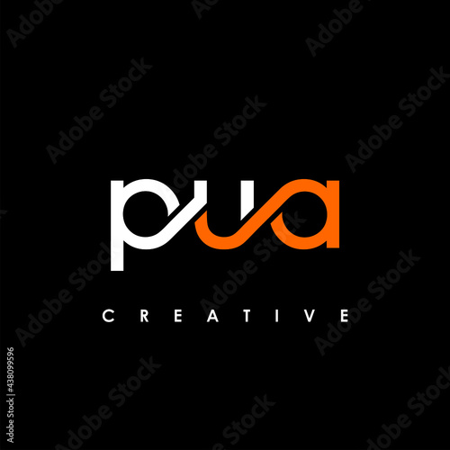 Wallpaper Mural PUA Letter Initial Logo Design Template Vector Illustration Torontodigital.ca