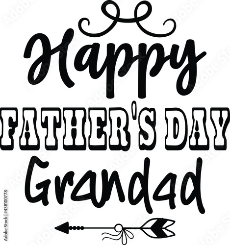 Happy Father's Day Grandad, Father's Day Vector