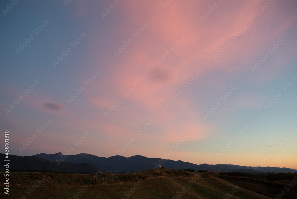 Obraz premium The Morning Glow in Dovedale, New Zealand