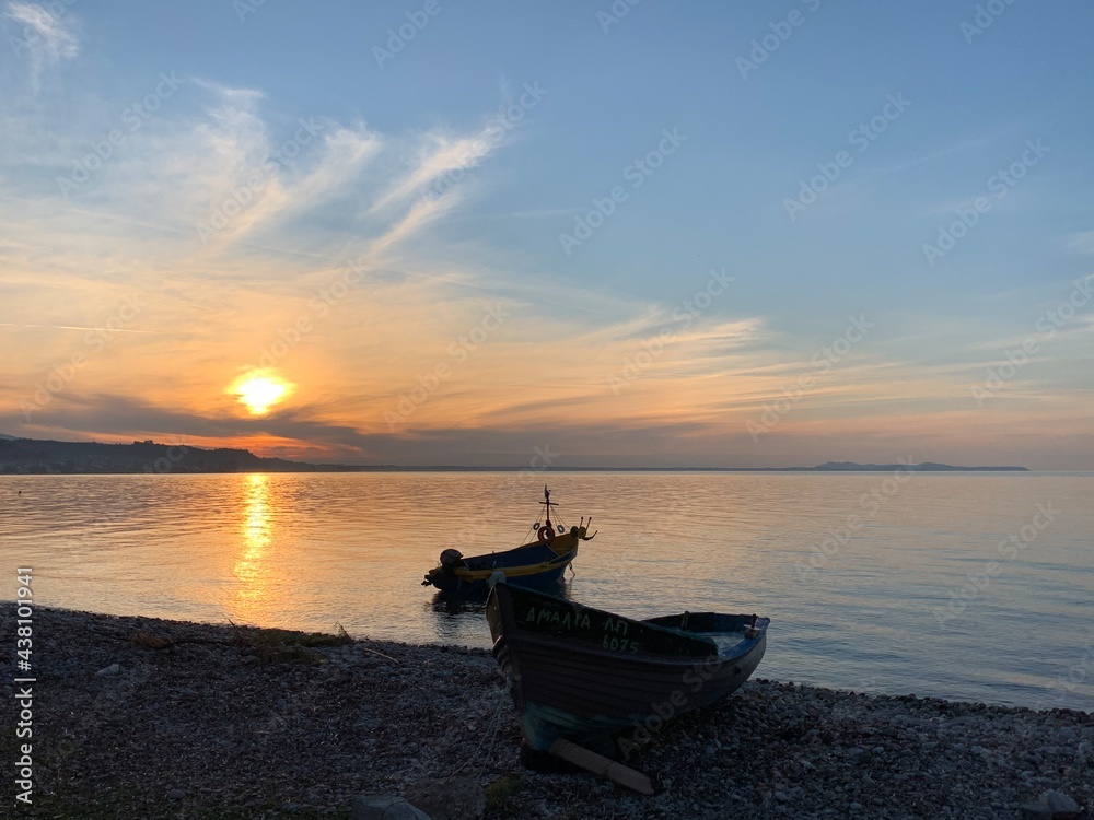 Sonnenuntergang am Meer, romantisch