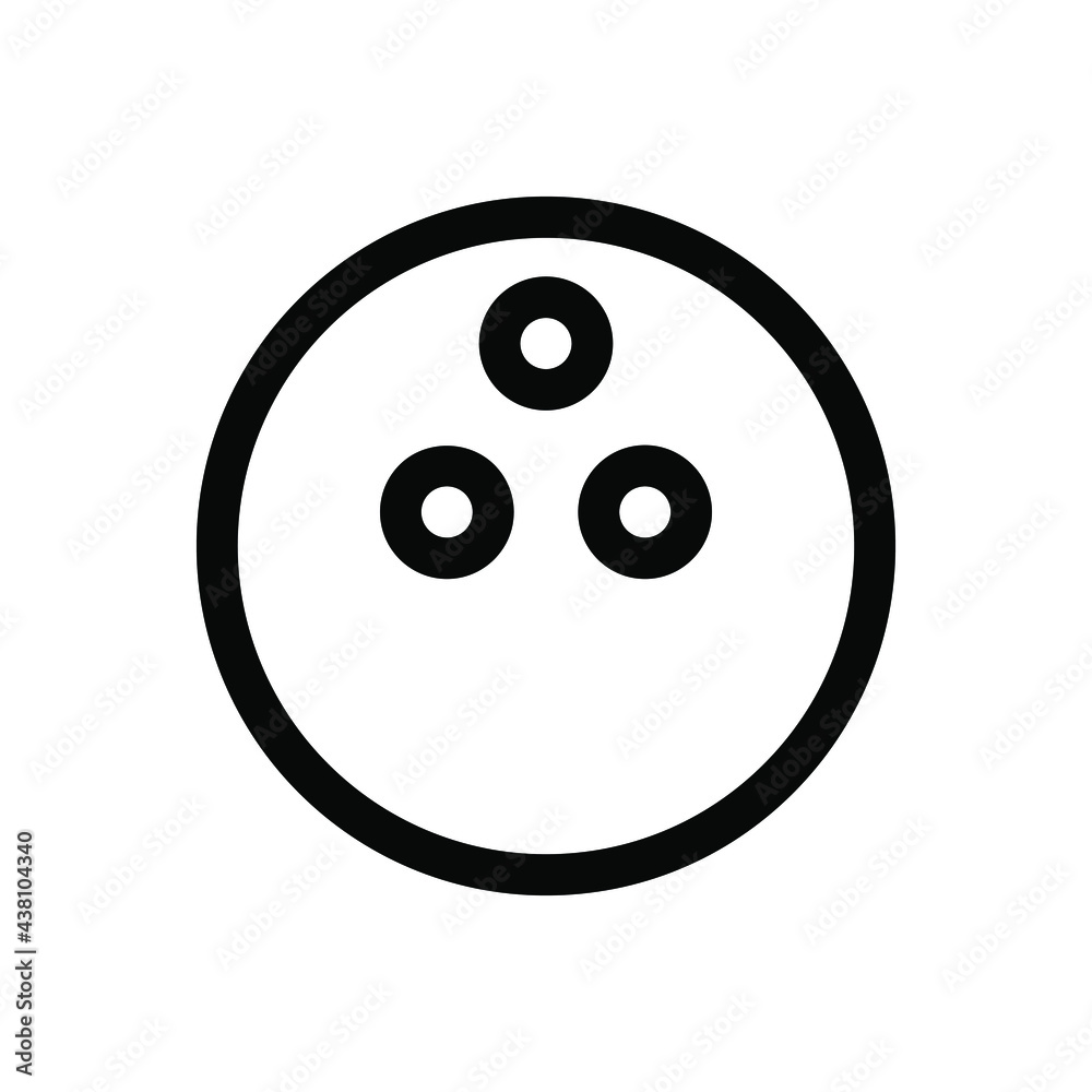 Bowling ball icon Bowling ball icon