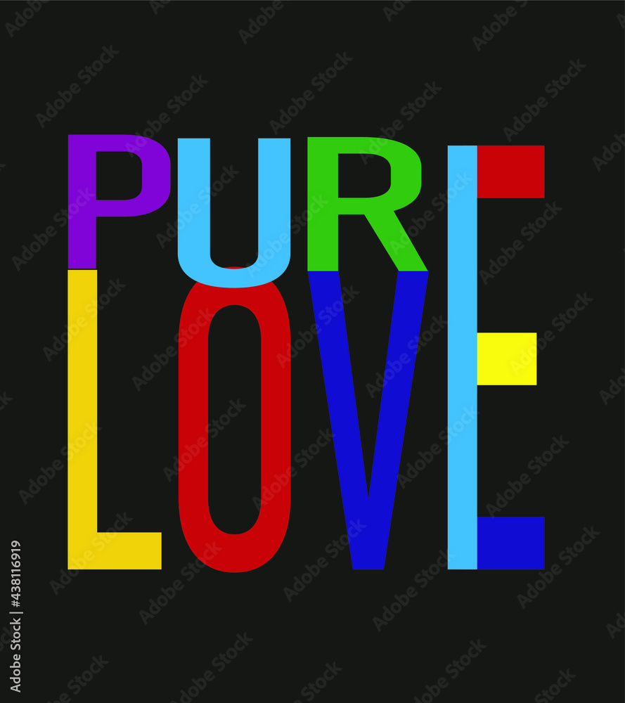 pure love graphic design vector art pure love graphic design vector art