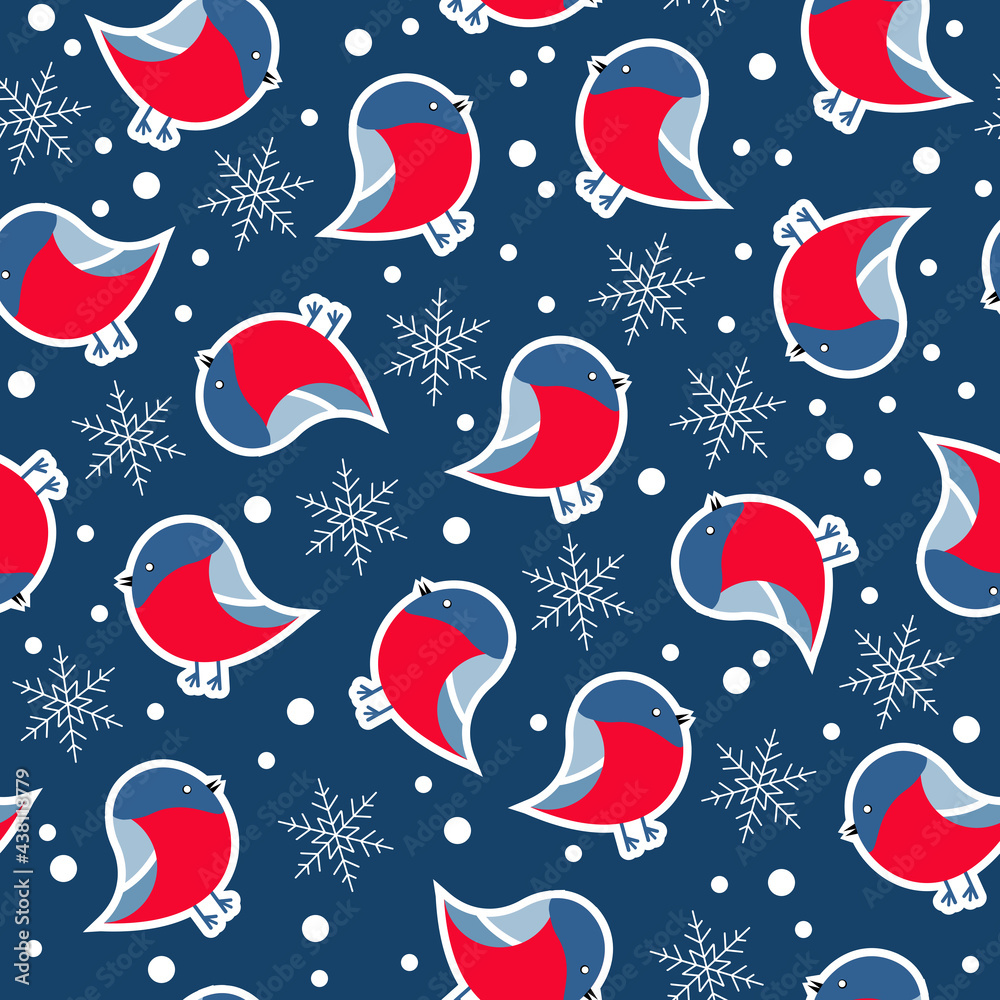 Seamless pattern. New Year s background. Seamless pattern. New Year s background.