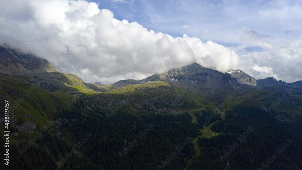 Hyperlapse of the Corvatsch mountain station. Switzerland. Hyperlapse of the Corvatsch mountain station. Switzerland.