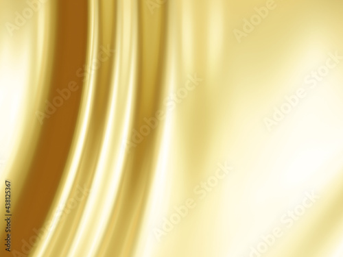 3D illustration. Abstract gold background.