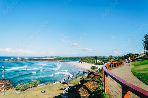 The point danger lookout in Coolangatta on the Gold Coast photo