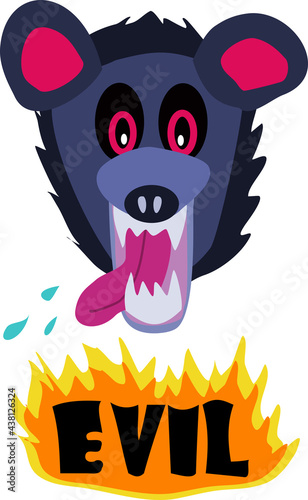 Tasmanian devil icon image with text photo