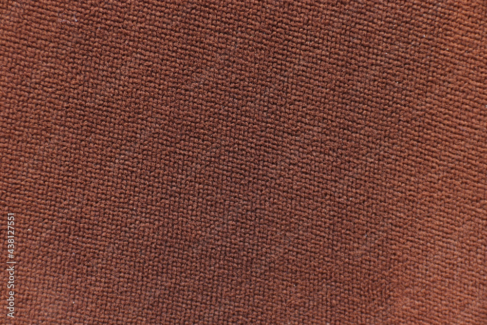 Fototapeta premium Brown fabric texture surface background