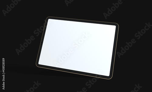 Photo Black tablet computer...