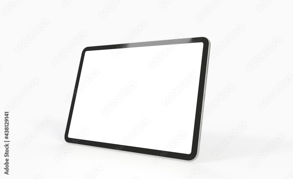Tablet 3d computer with blank screen Tablet 3d computer with blank screen