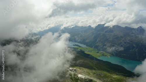 Wallpaper Mural Flight in the Swiss Alps near St. Moritz. Torontodigital.ca