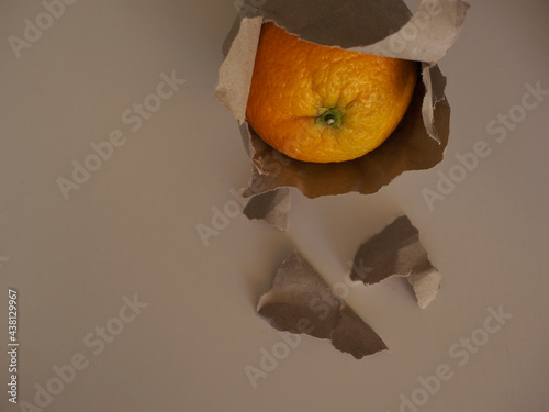 a hole in a paper