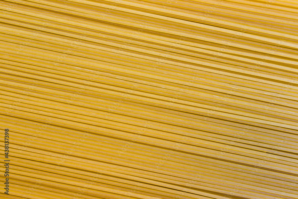 durum wheat spaghetti pasta, close-up durum wheat spaghetti pasta, close-up