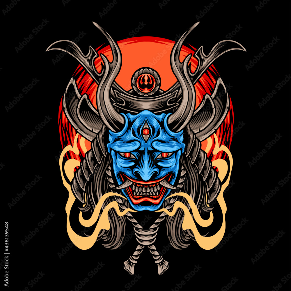 Obraz premium The Devil Samurai Japan