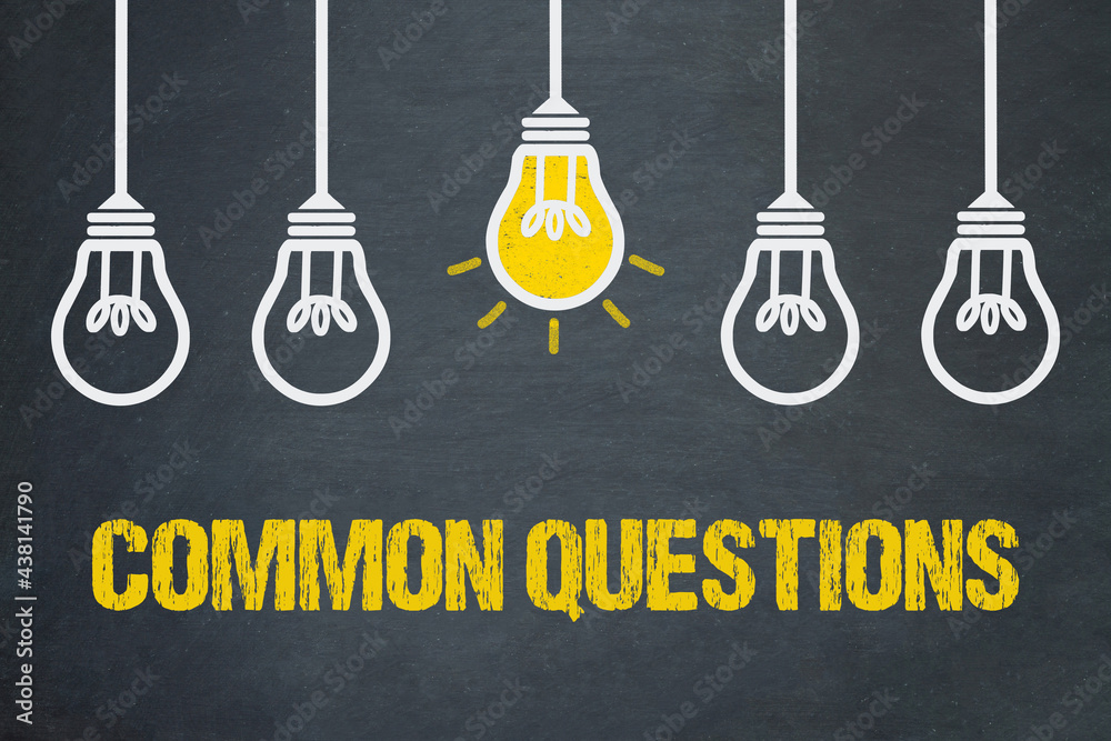Common Questions - obrazy, fototapety, plakaty 