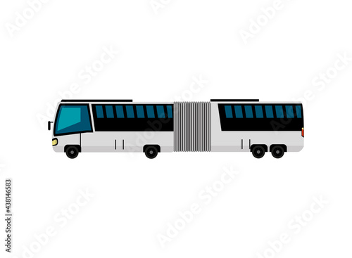 large articulated bus