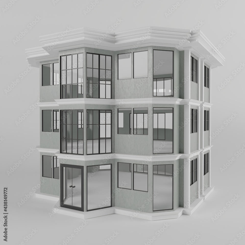 3d render of a modern house 3d render of a modern house