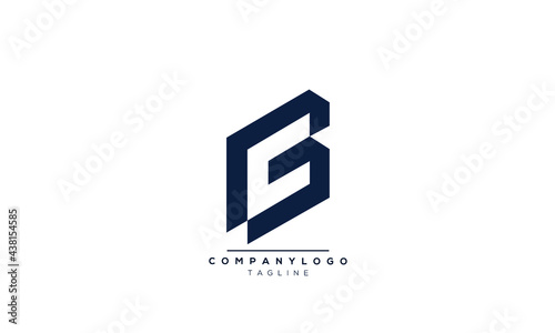  BC initials monogram letter text alphabet logo design