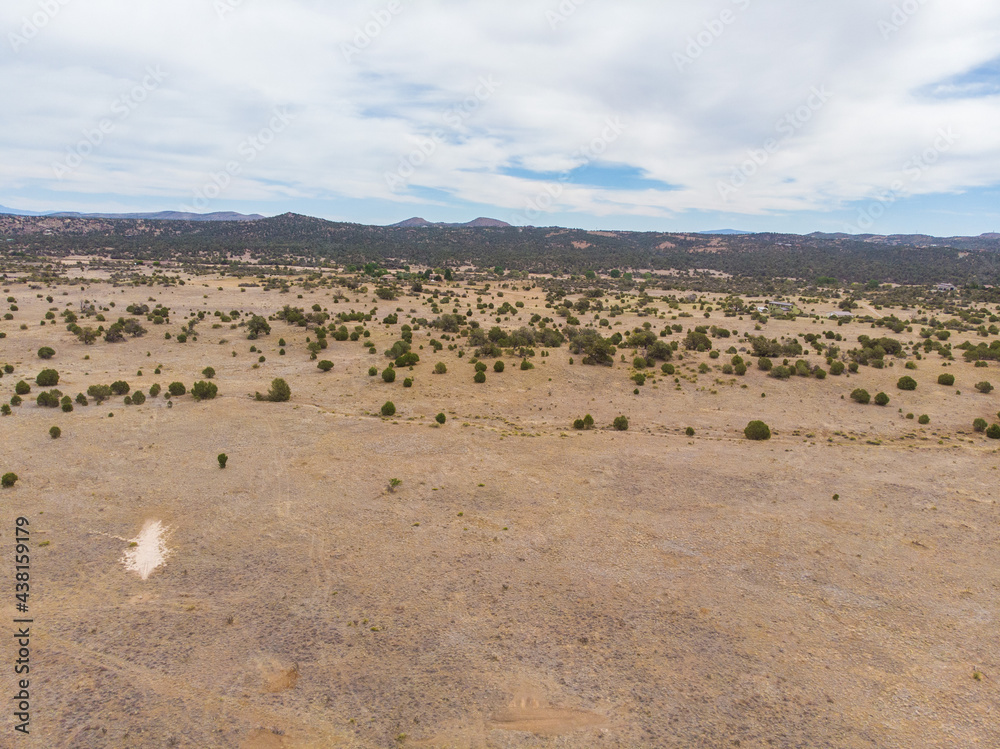 Open empty land in arizona