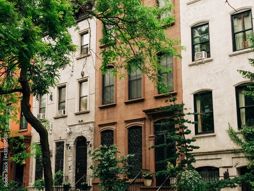 Brownstones in the Gramercy Park neighborhood, Manhattan, New York City photo