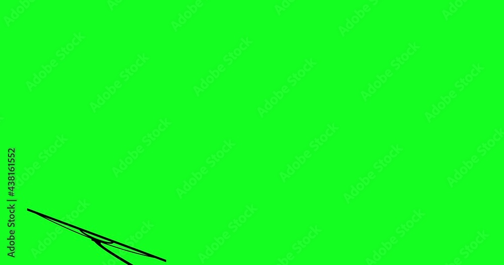windscreen wiper, windshield washing. window car glass wiper cleaning video 4k animation