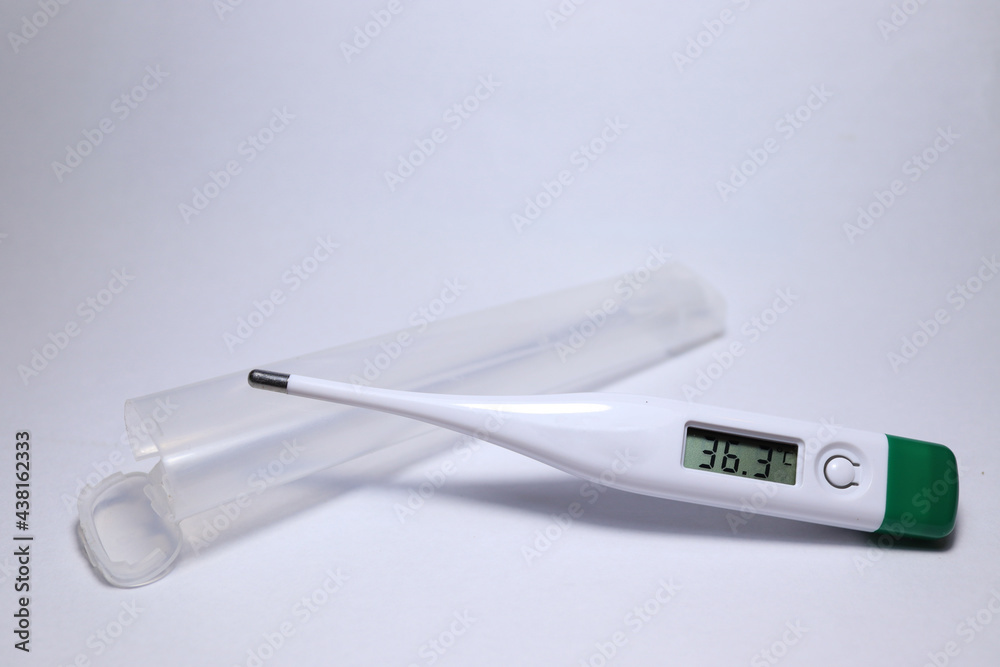 thermometer on white background thermometer on white background