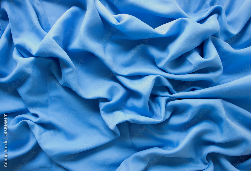 Obraz premium blue satin background