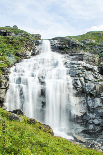 Cascade en   ventail