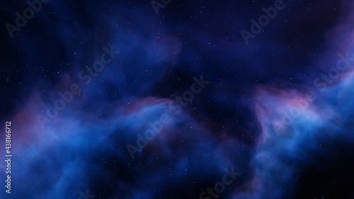 Fototapeta Naklejka Na Ścianę i Meble -  Deep outer space with stars and nebula