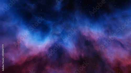 Fototapeta Naklejka Na Ścianę i Meble -  Deep outer space with stars and nebula