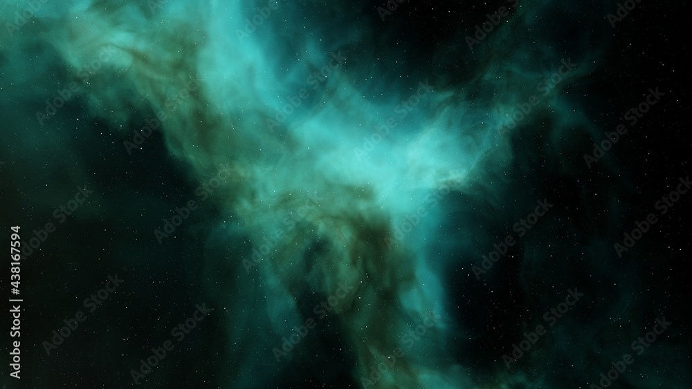Deep outer space with stars and nebula