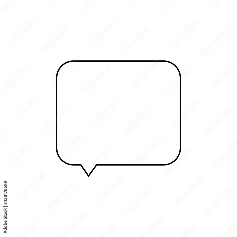 Comment icon vector chat message logo, symbol illustration, isolated speech bubble simple template Comment icon vector chat message logo, symbol illustration, isolated speech bubble simple template