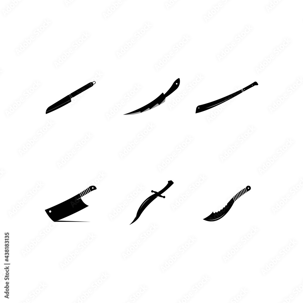 Knife Icon Vector Illustration design template