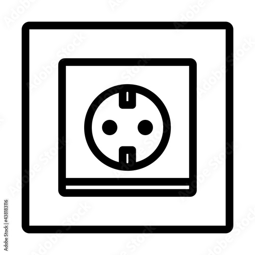 Europe Electrical Socket Icon