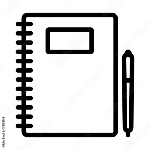 Icon Of Exercise Book