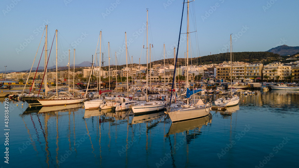 Marina of Rethymno, Crete, Greece