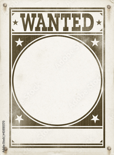 Wanted poster photo