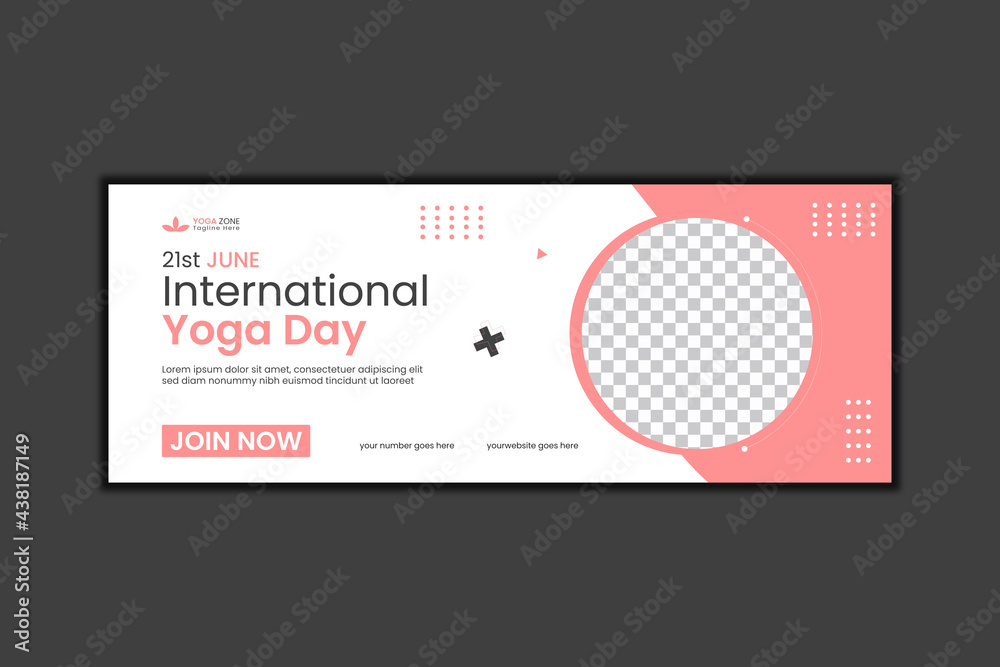 Yoga Day Facebook Cover Design and Web Banner Yoga Day Facebook Cover Design and Web Banner