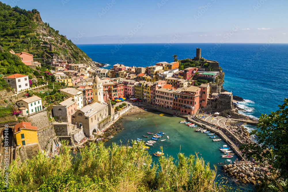 Vernazza - a seaside village in Cinque Terre Italy
