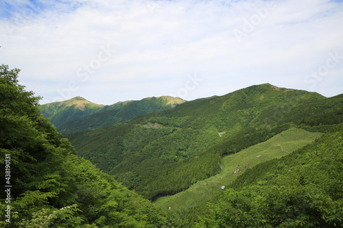 高知県仁淀川町 明神山山頂の風景