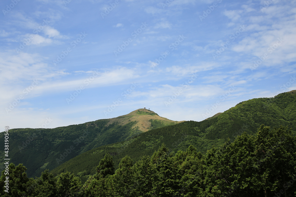 高知県仁淀川町　明神山山頂の風景