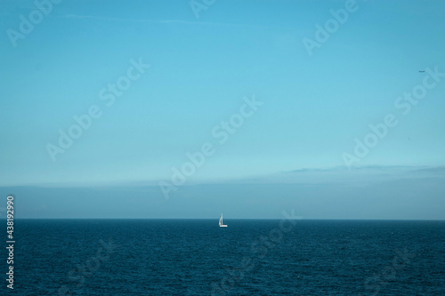 sea sky blue ocean ship © Andrei