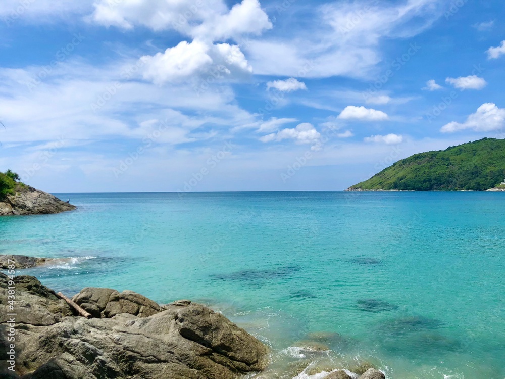 Summer holidays at Nai Harn beach in Phuket island, Thailand Summer holidays at Nai Harn beach in Phuket island, Thailand
