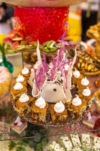 sweet children's dessert at a children's party © abramov_jora