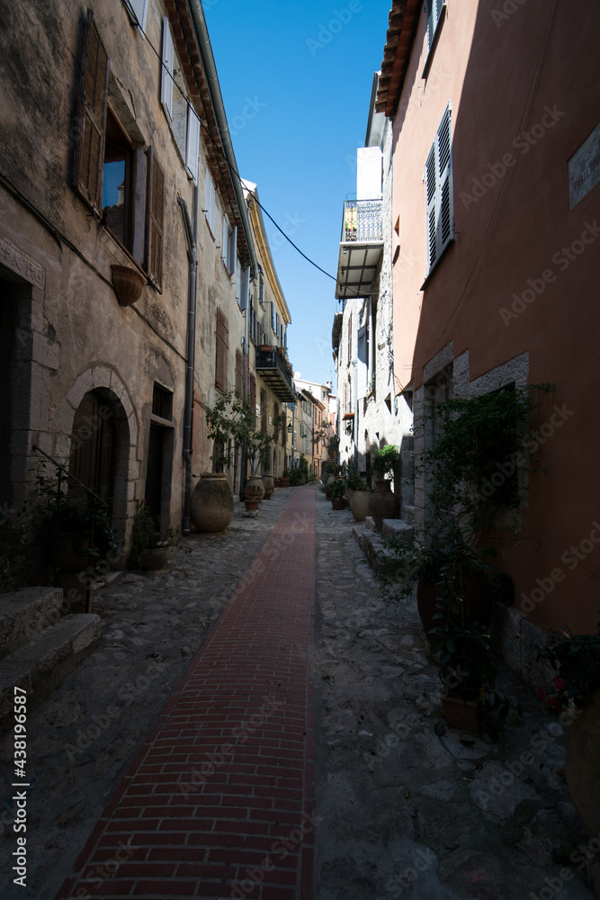 La Turbie village de la Côte d'Azur, surplombant Monaco.	